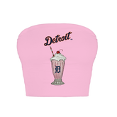 Detroit Tigers Milkshake Crop Tube Top