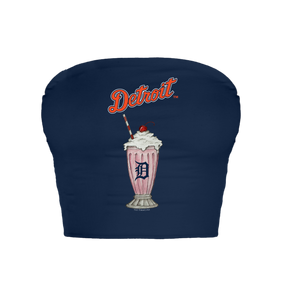 Detroit Tigers Milkshake Crop Tube Top