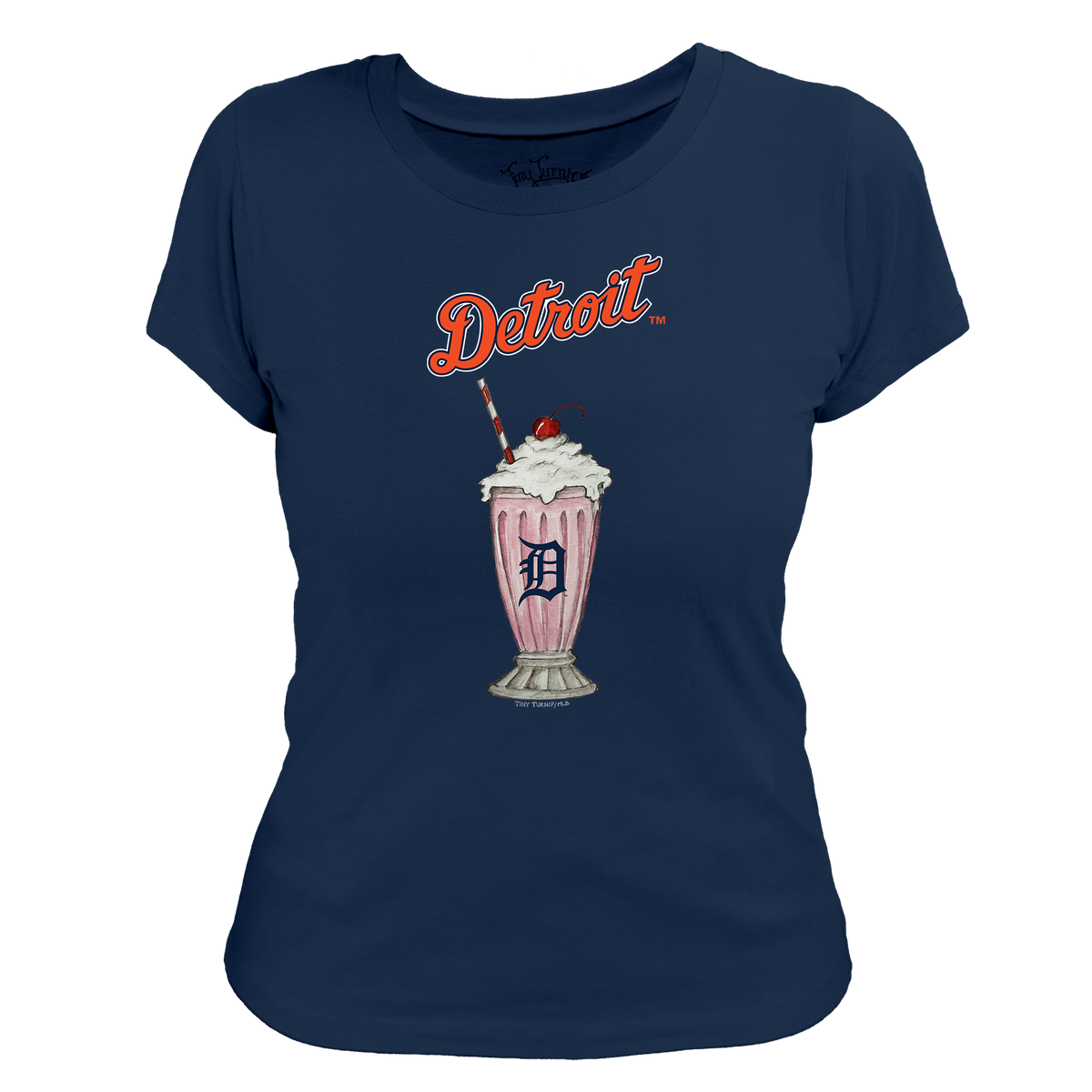 Detroit Tigers Milkshake Women's Tee Shirt
