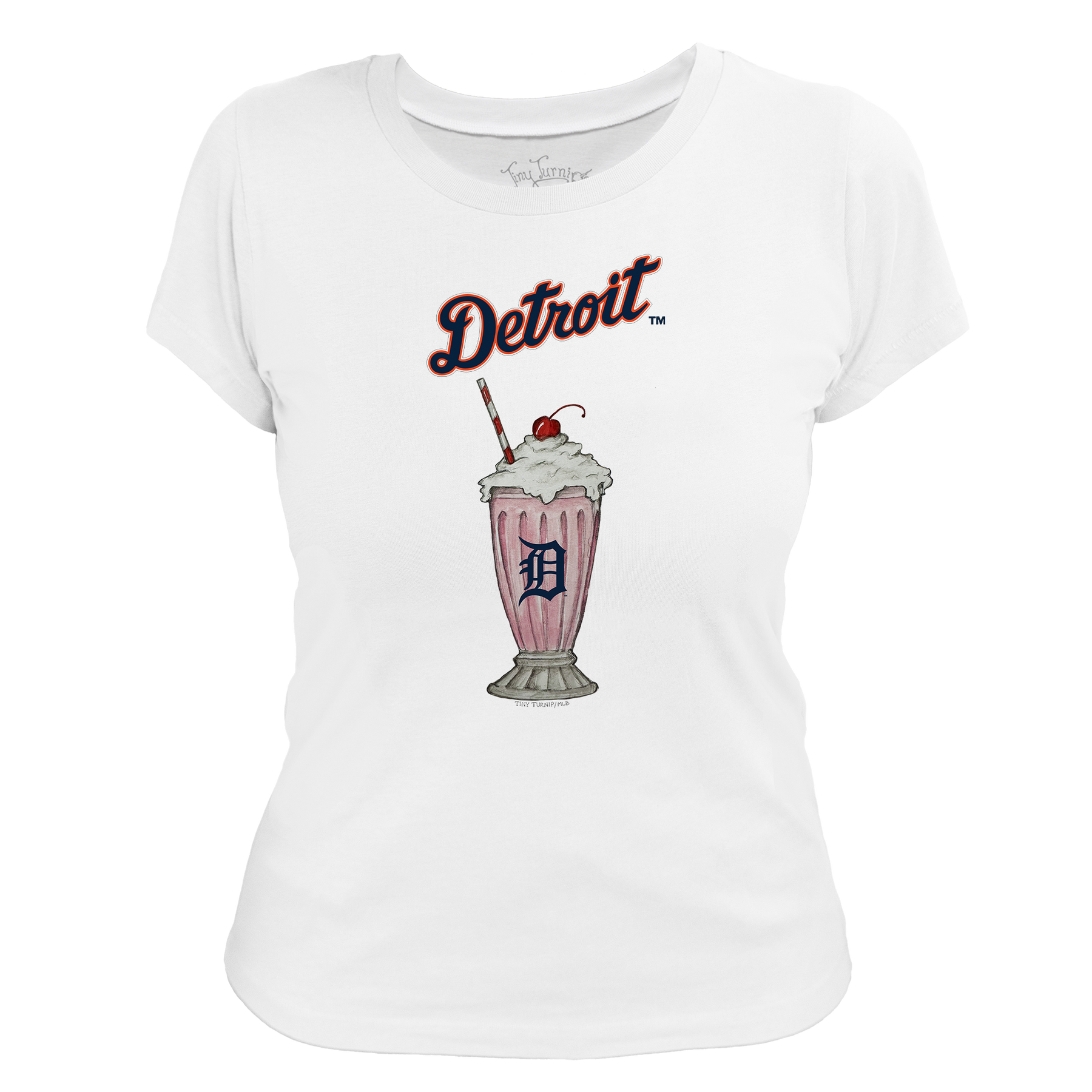 Detroit Tigers Milkshake Women's Tee Shirt
