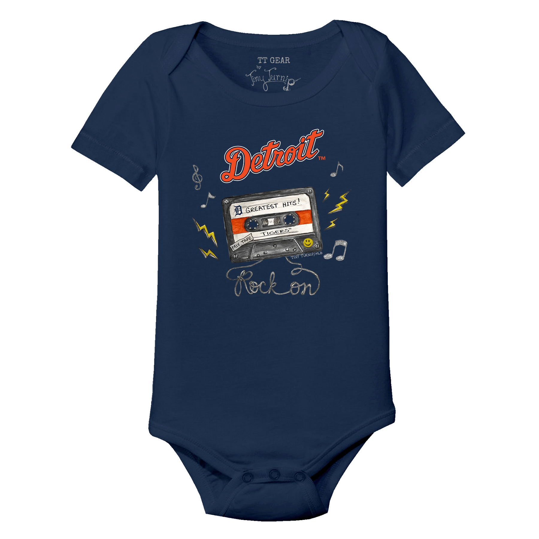 Detroit Tigers Mixtape Short Sleeve Snapper
