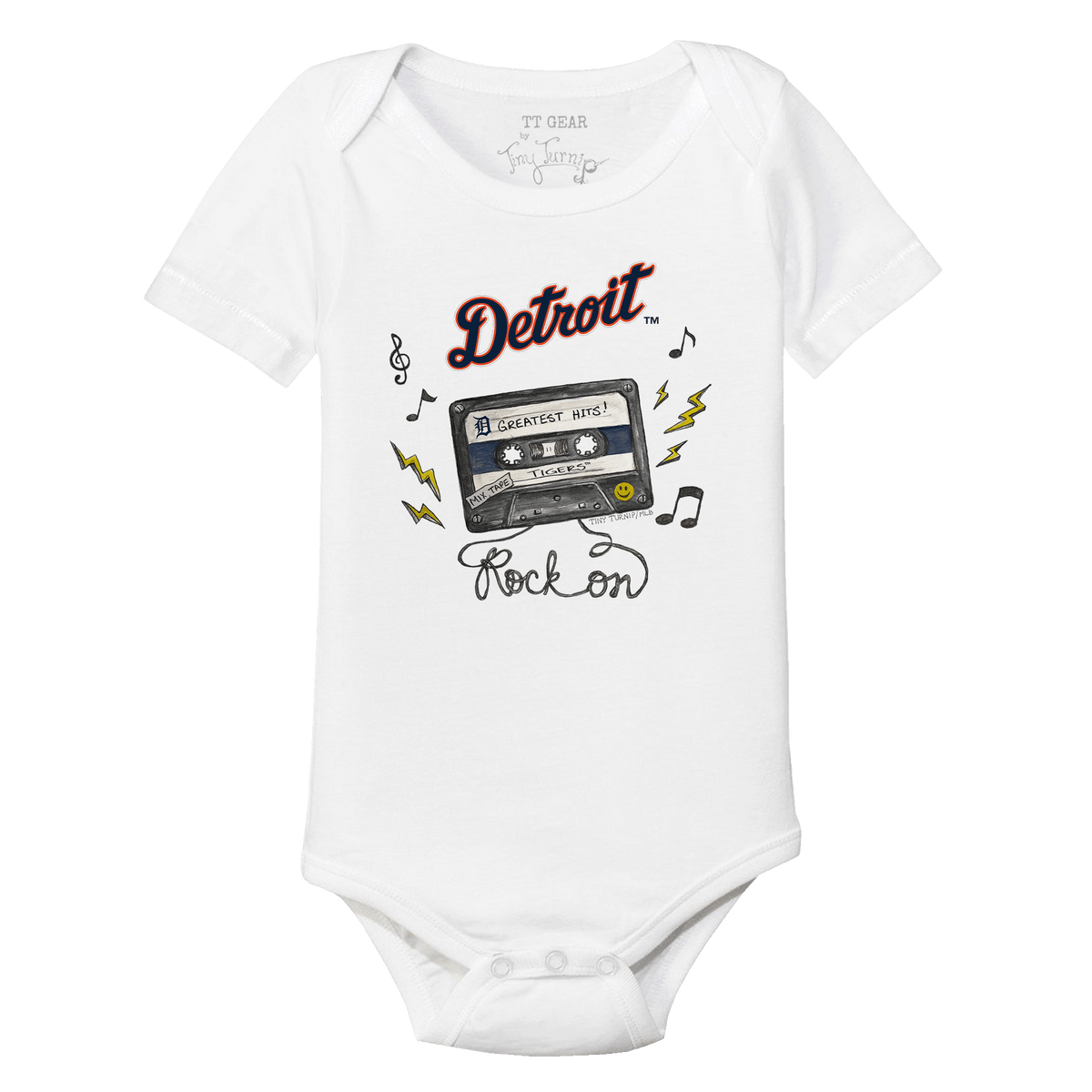 Detroit Tigers Mixtape Short Sleeve Snapper