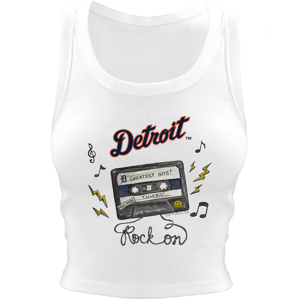 Detroit Tigers Mixtape Crop Tank