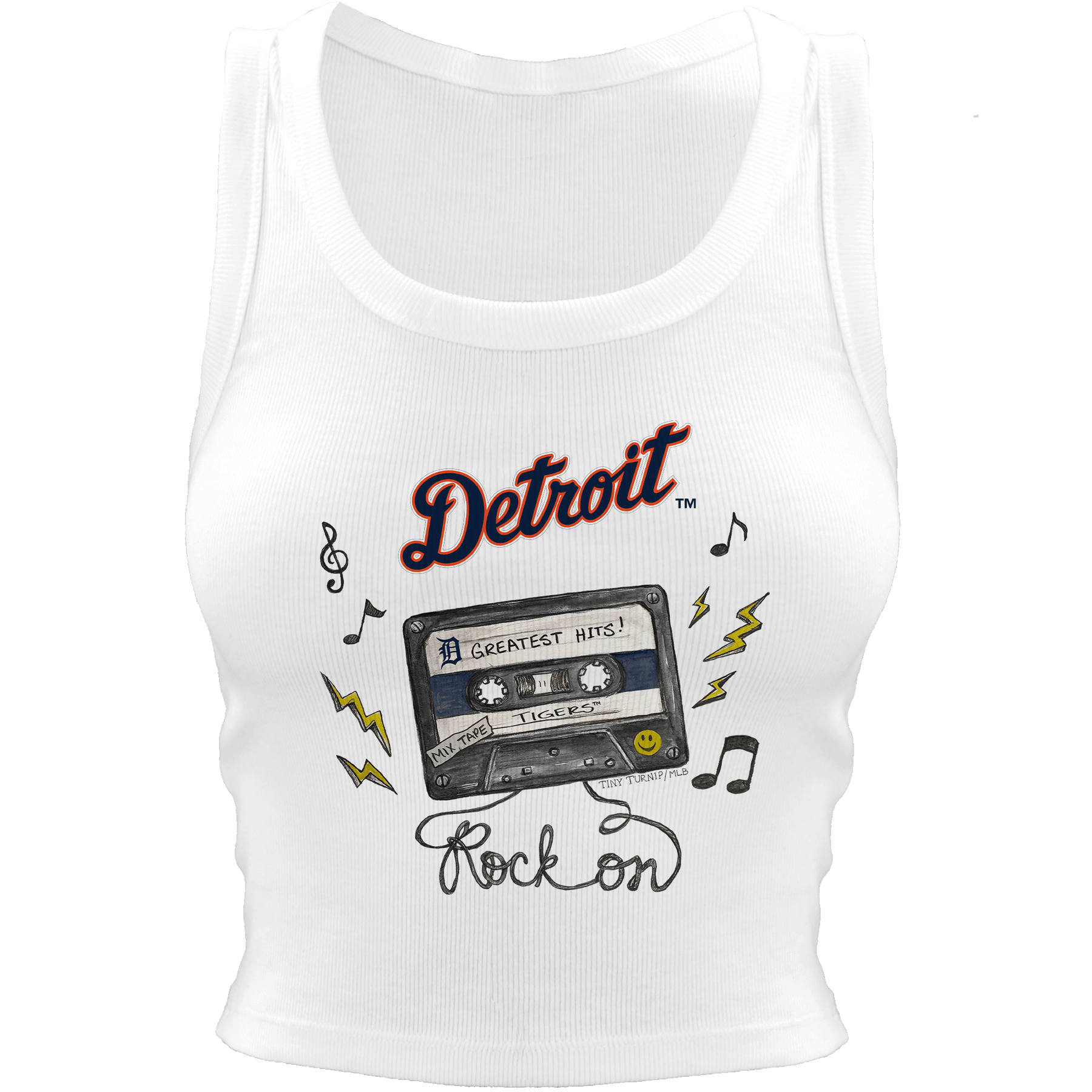 Detroit Tigers Mixtape Crop Tank