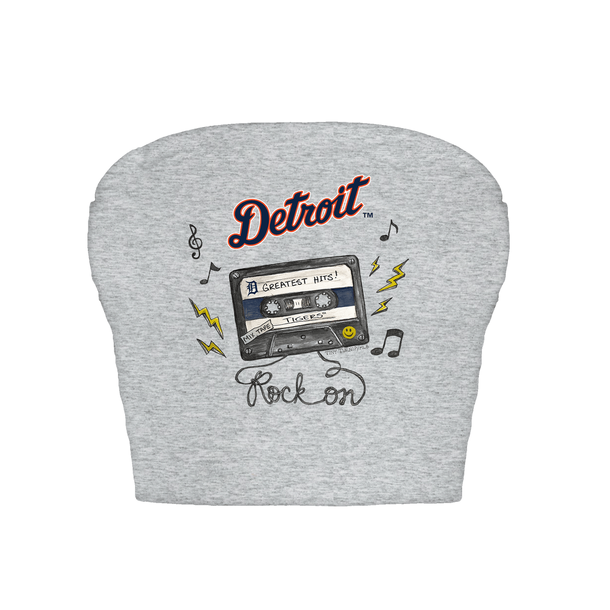 Detroit Tigers Mixtape Crop Tube Top