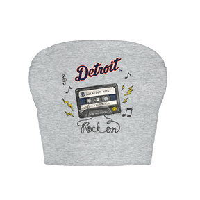 Detroit Tigers Mixtape Crop Tube Top