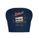 Detroit Tigers Mixtape Crop Tube Top