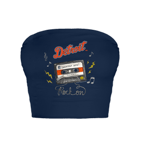 Detroit Tigers Mixtape Crop Tube Top