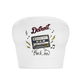 Detroit Tigers Mixtape Crop Tube Top