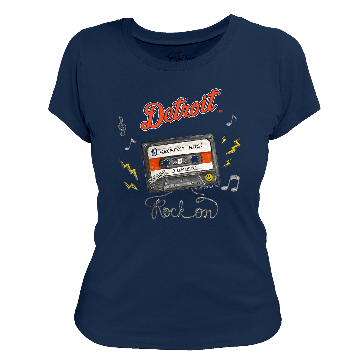 Detroit Tigers Mixtape Women's Tee Shirt