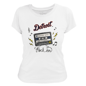 Detroit Tigers Mixtape Women's Tee Shirt