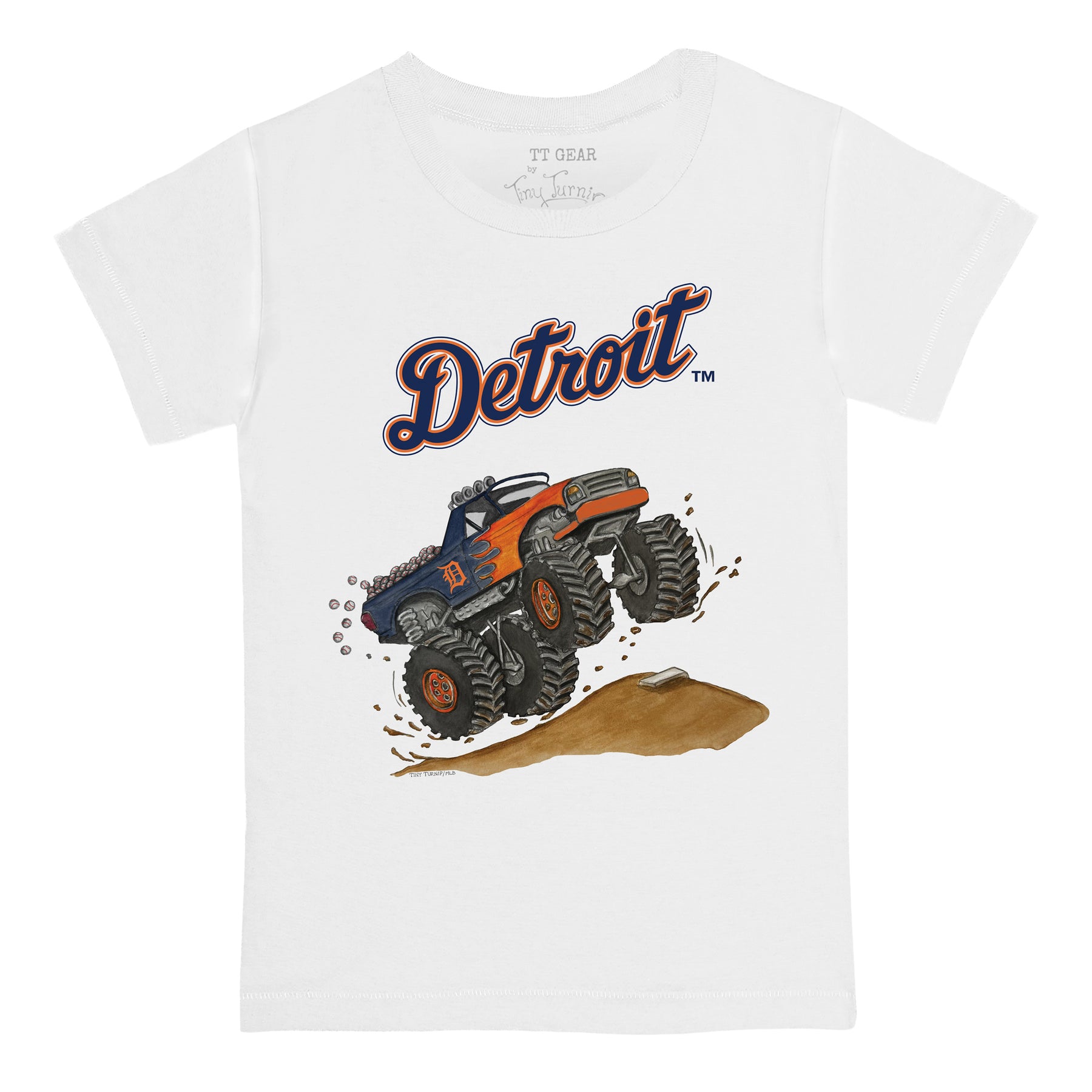 Detroit Tigers Monster Truck Tee Shirt