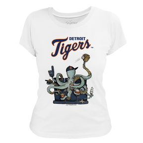 Detroit Tigers Octopus Tee Shirt