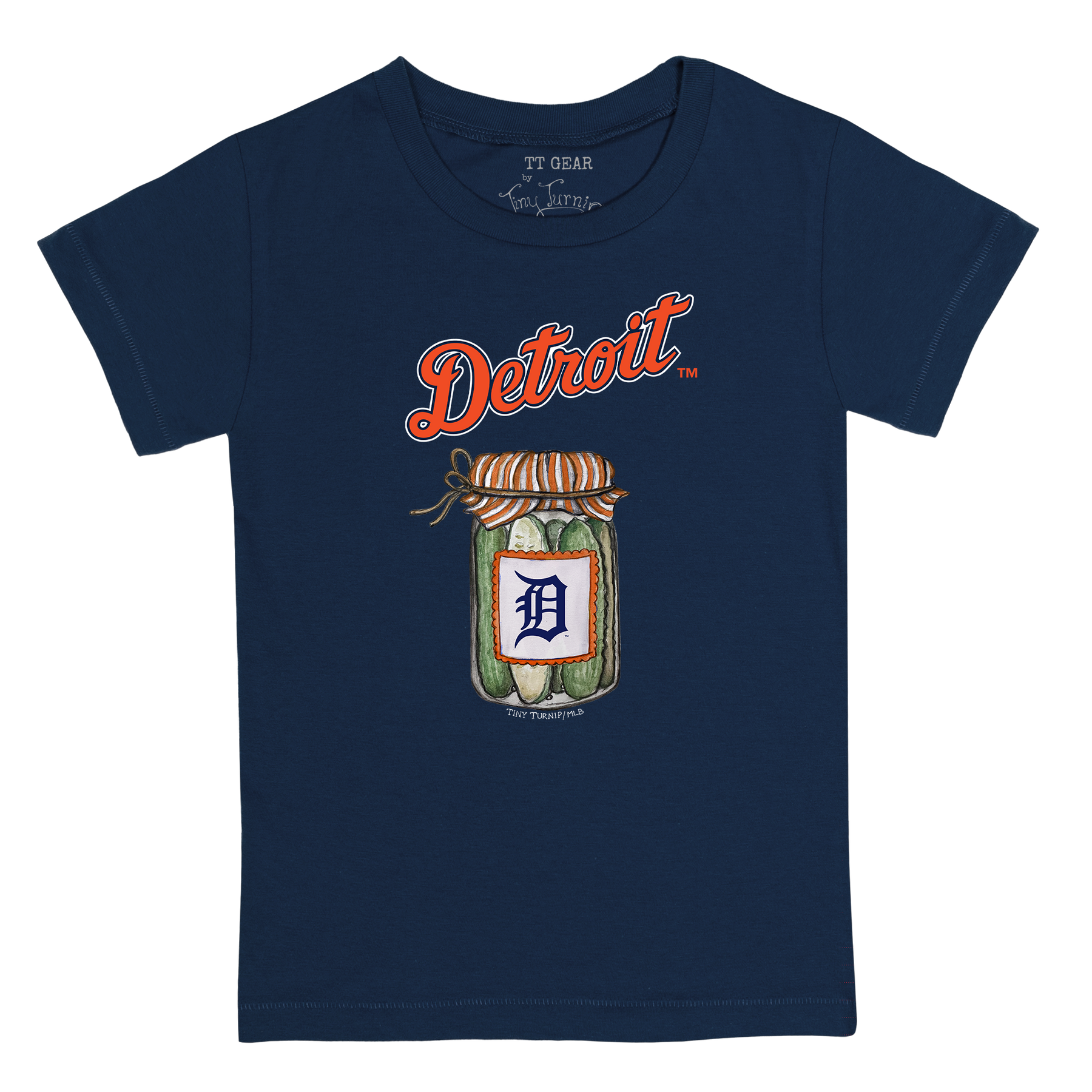 Detroit Tigers Pickle Jar Kid's Tee Shirt