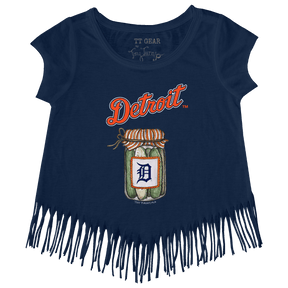 Detroit Tigers Pickle Jar Fringe Tee