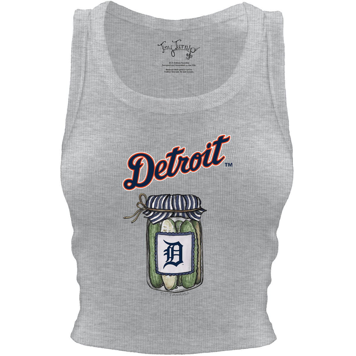 Detroit Tigers Pickle Jar Crop Tank