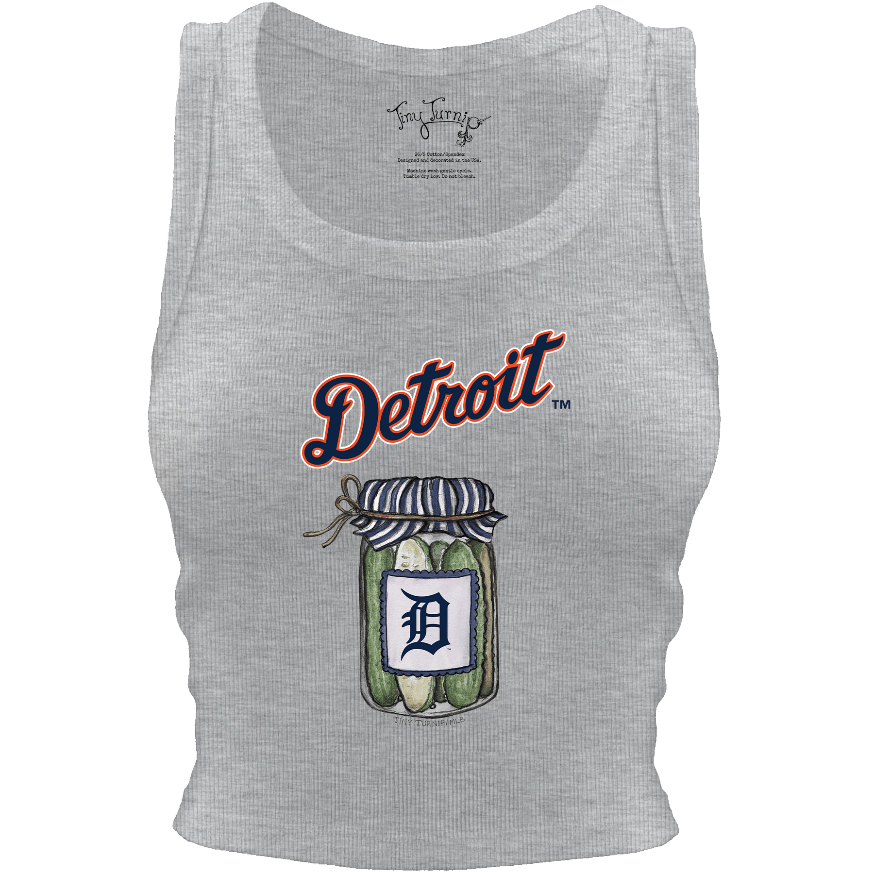 Detroit Tigers Pickle Jar Crop Tank