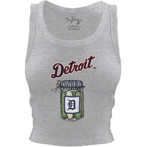 Detroit Tigers Pickle Jar Crop Tank