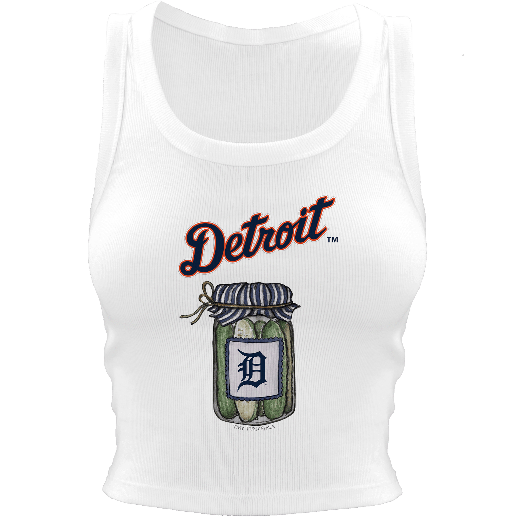 Detroit Tigers Pickle Jar Crop Tank