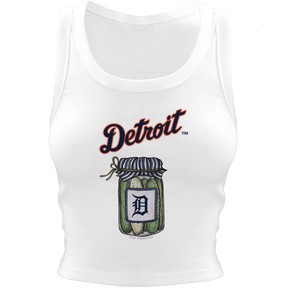 Detroit Tigers Pickle Jar Crop Tank