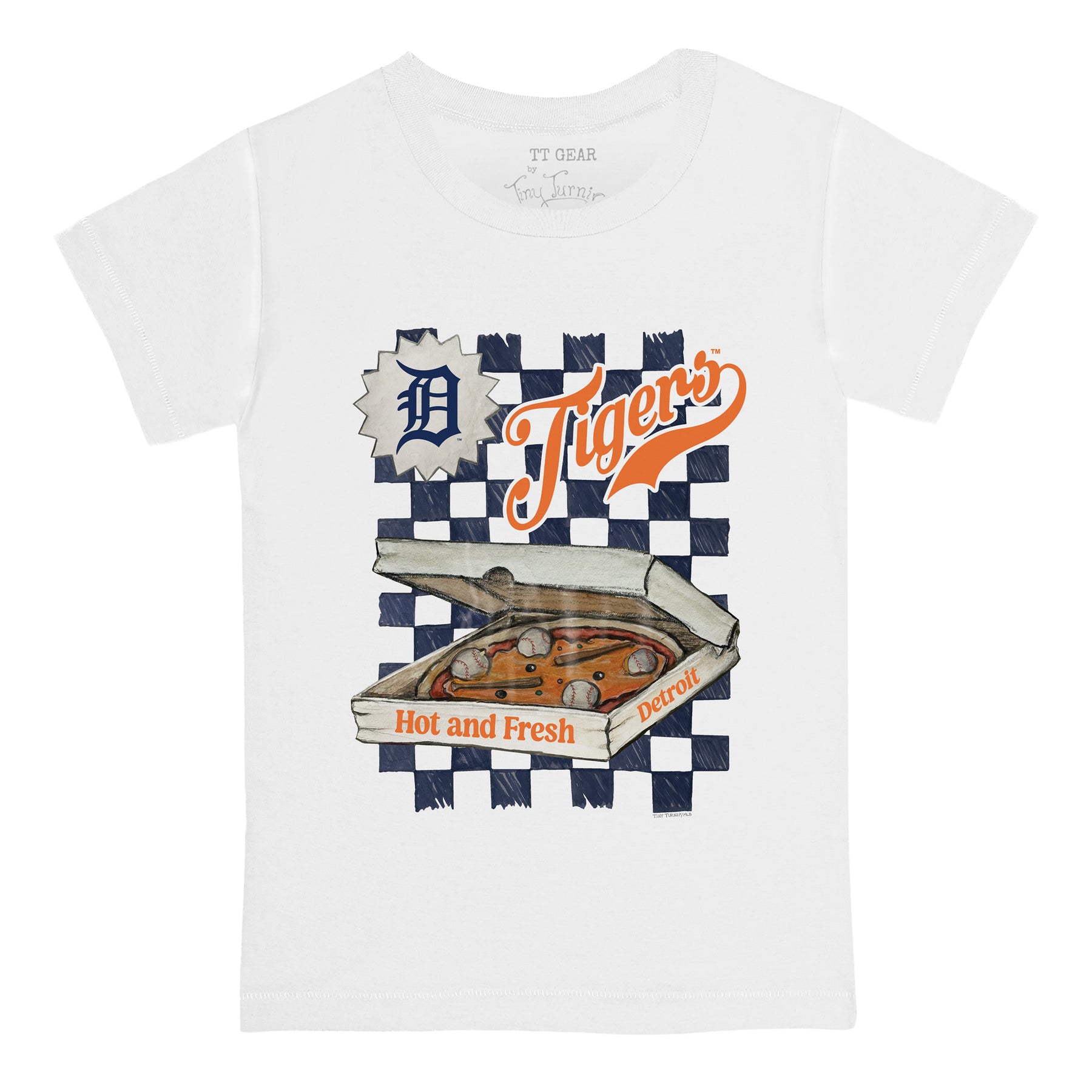 Detroit Tigers Pizza Tee Shirt