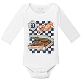 Detroit Tigers Pizza Long Sleeve Snapper