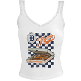 Detroit Tigers Pizza Lace Tank