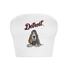 Detroit Tigers Puddy Crop Tube Top