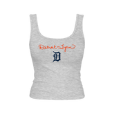 Detroit Tigers Logo Script Emmy Tank