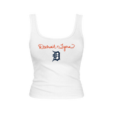 Detroit Tigers Logo Script Emmy Tank