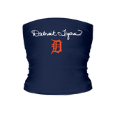 Detroit Tigers Logo Script Tube Top - Tiny Turnip