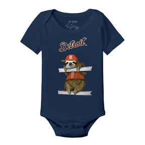 Detroit Tigers Sloth Short Sleeve Snapper