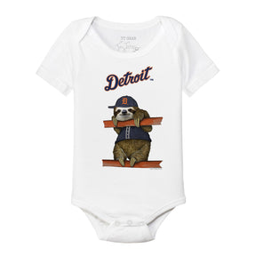 Detroit Tigers Sloth Short Sleeve Snapper