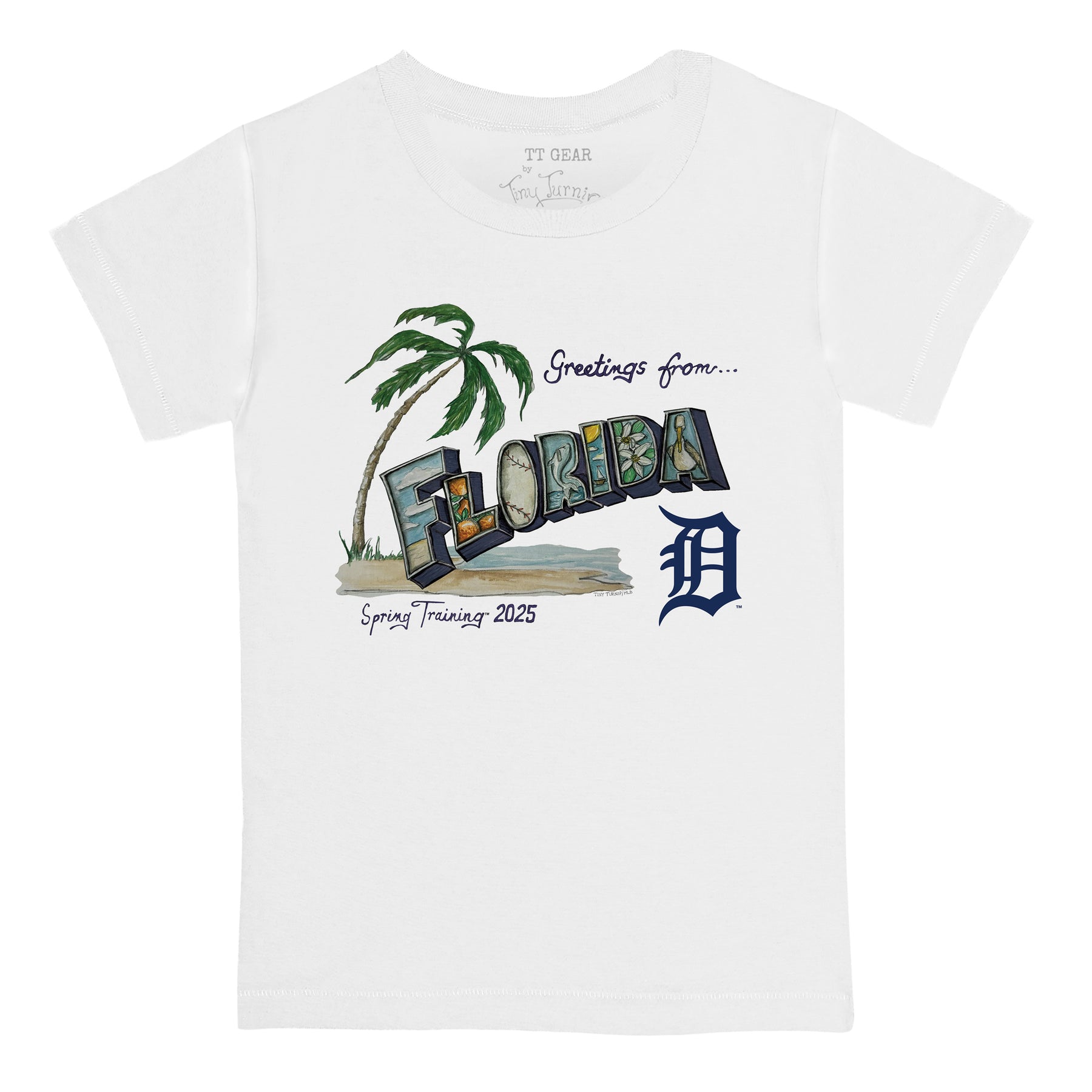 Detroit Tigers Spring Training 2025 Tee Shirt