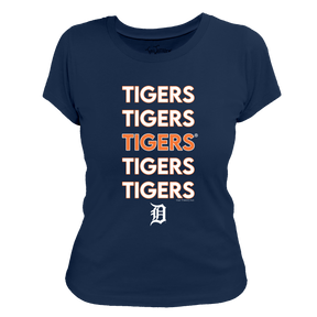Detroit Tigers Stacked Tee Shirt