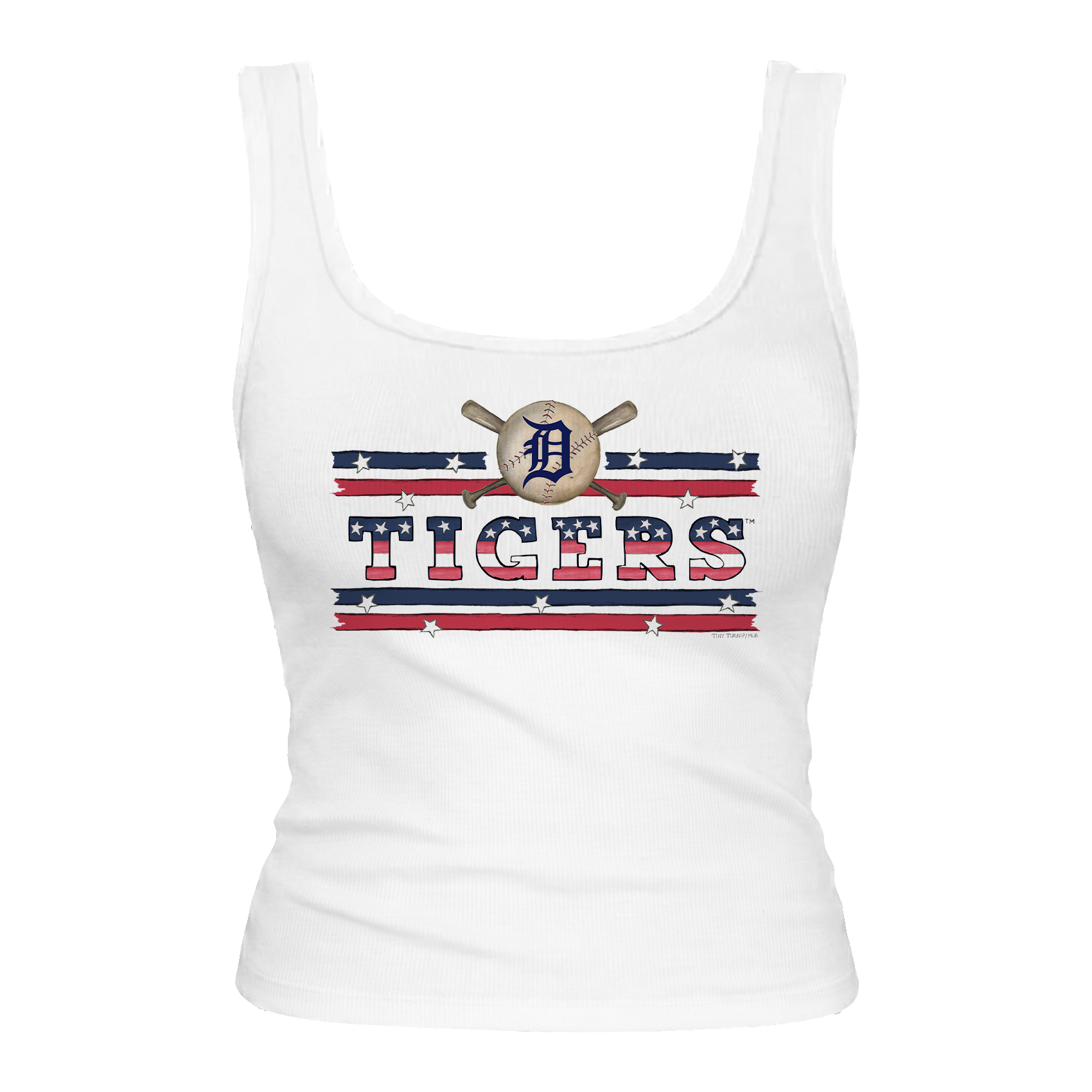 Detroit Tigers Stars and Stripes Emmy Tank
