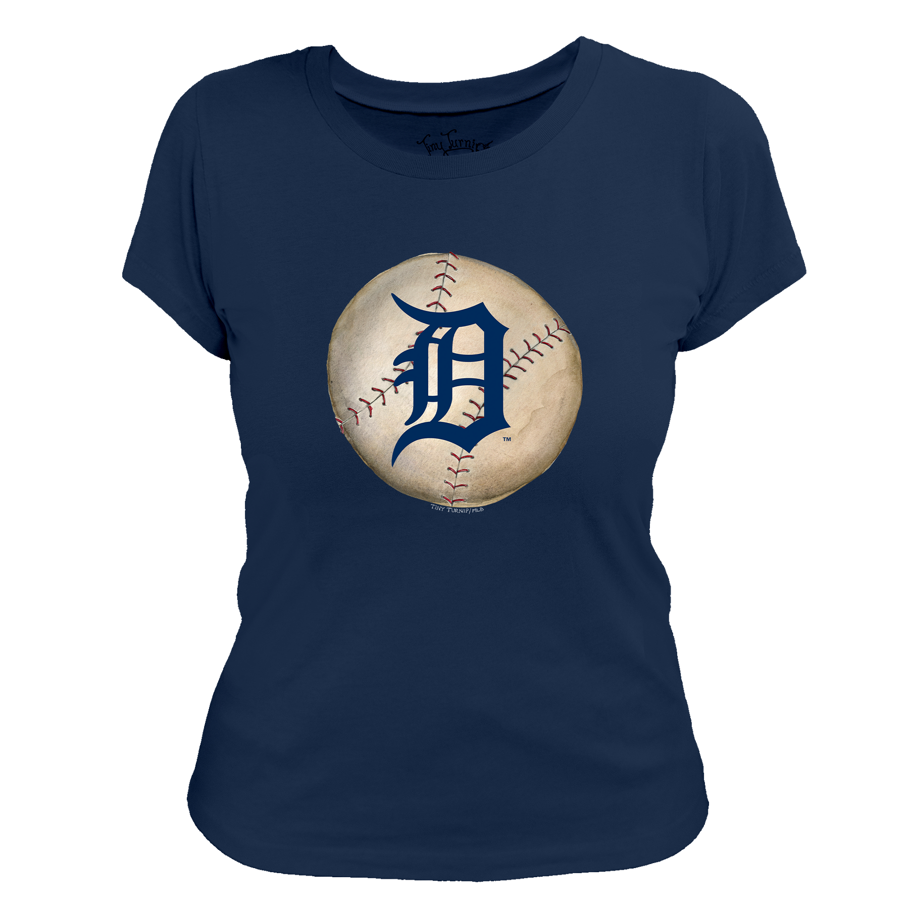 Detroit Tigers Stitched Baseball Tee Shirt