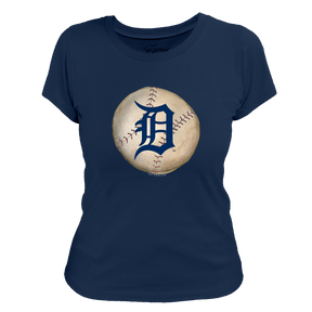 Detroit Tigers Stitched Baseball Tee Shirt