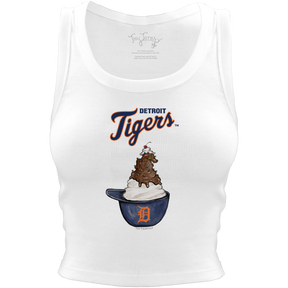Detroit Tigers Sundae Helmet Crop Tank - Tiny Turnip