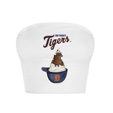 Detroit Tigers Sundae Helmet Crop Tube Top