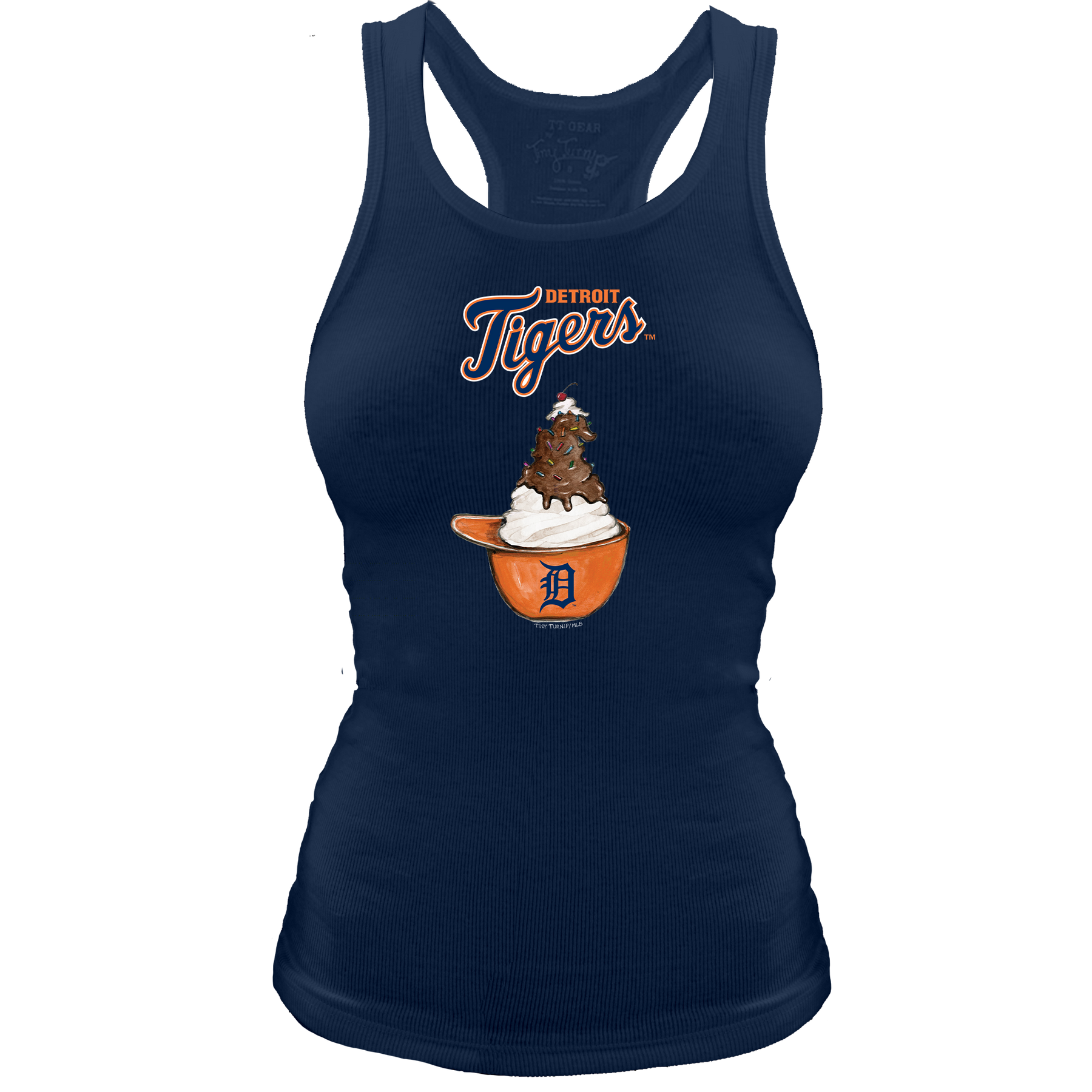 Detroit Tigers Sundae Helmet Classic Tank - Tiny Turnip