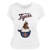 Detroit Tigers Sundae Helmet Women's Tee Shirt