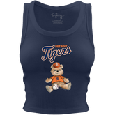 Detroit Tigers Teddy Crop Tank