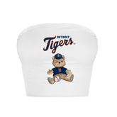 Detroit Tigers Teddy Crop Tube Top