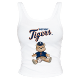 Detroit Tigers Teddy Ribbed Tank - Tiny Turnip