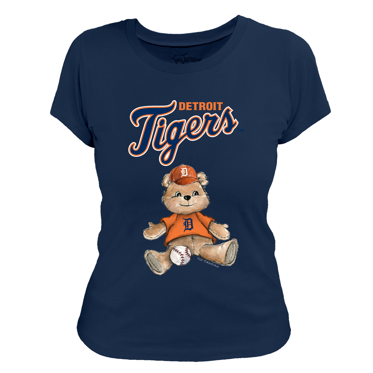 Detroit Tigers Boy Teddy Women's Tee Shirt