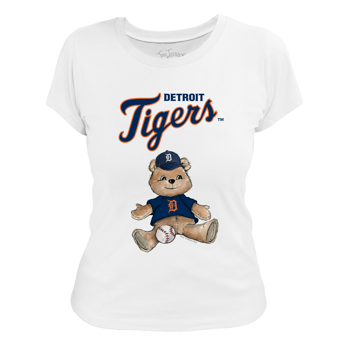 Detroit Tigers Boy Teddy Women's Tee Shirt
