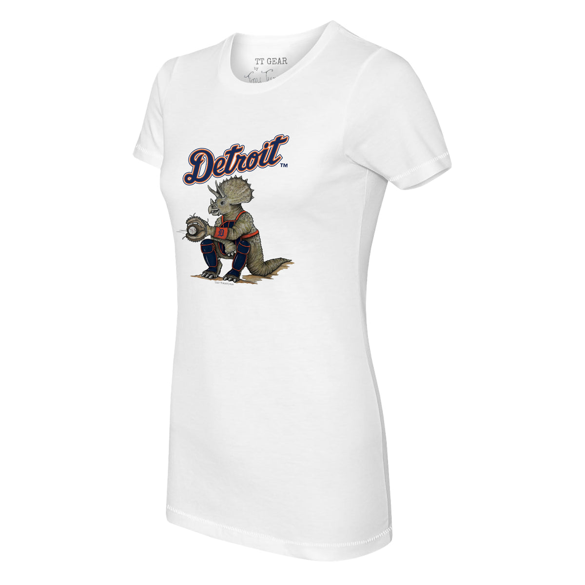 Detroit Tigers Triceratops Tee Shirt