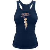 Detroit Tigers Triple Scoop Racerback Tank - Tiny Turnip