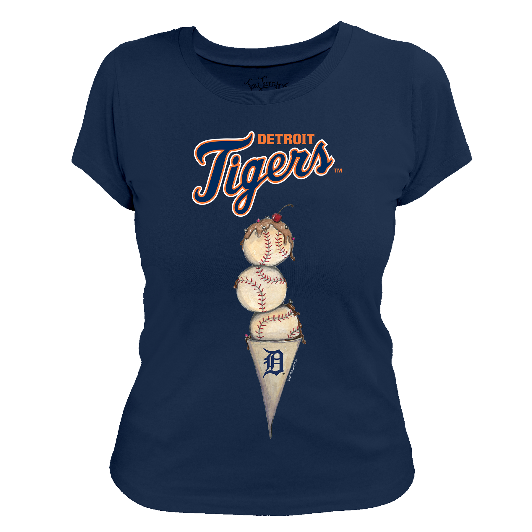 Detroit Tigers Triple Scoop Women's Tee Shirt